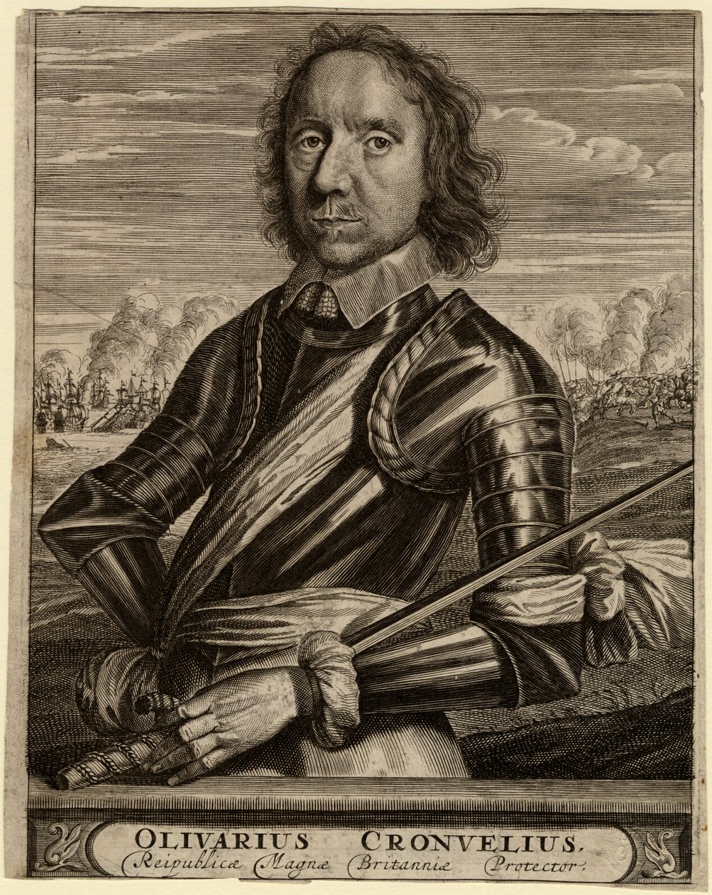 ओलिवर क्रॉमवेल का पोर्ट्रेट, 1653 द्वारा अज्ञात