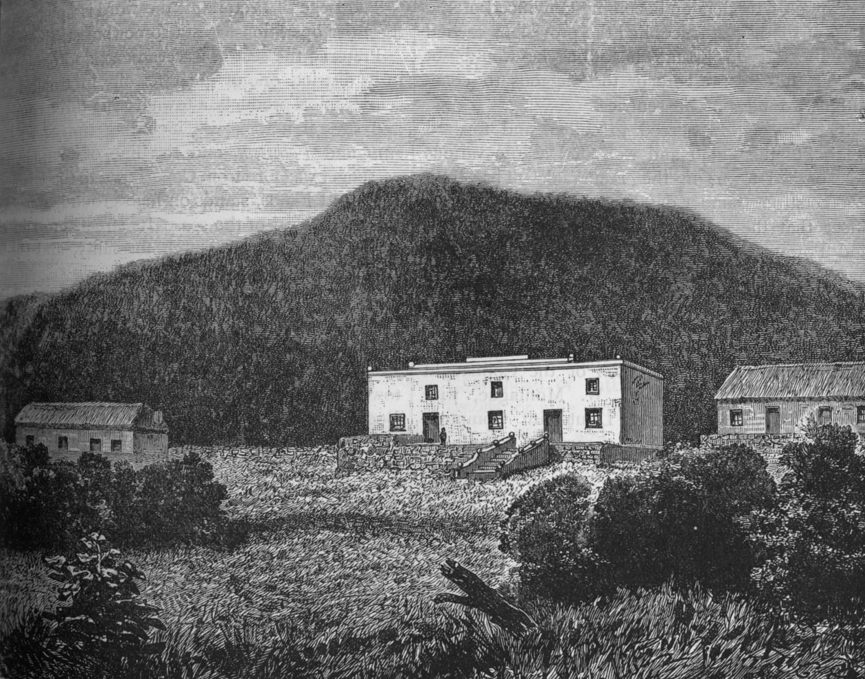 राष्ट्रपति क्रूगर कंट्री हाउस, c1880 द्वारा अज्ञात