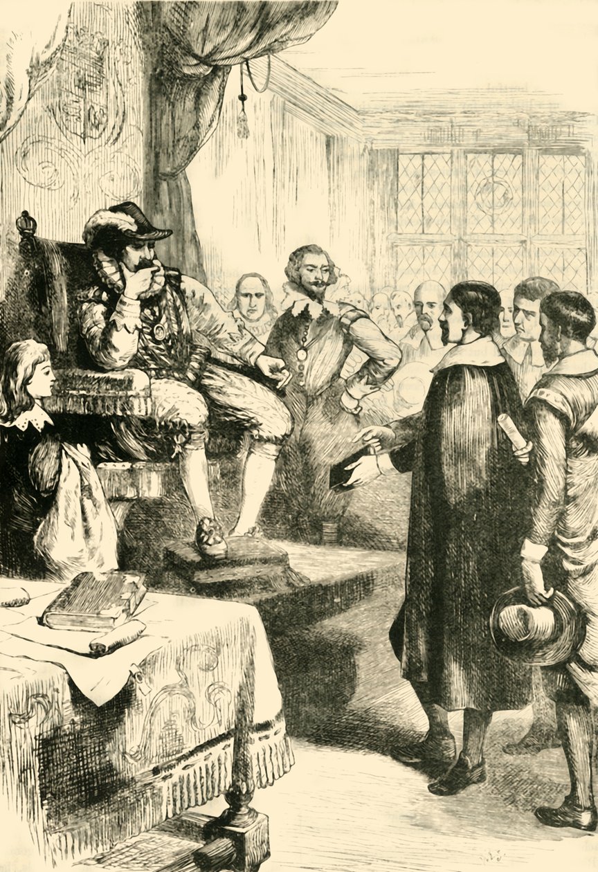 जेम्स I, c1600, 1890 से पहले Puritans। द्वारा अज्ञात