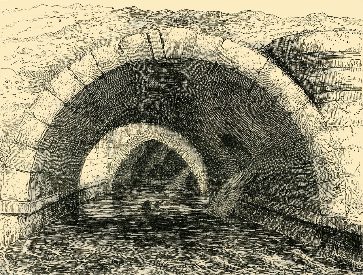 ओल्ड होलबोर्न ब्रिज के अवशेष, c1872 द्वारा अज्ञात