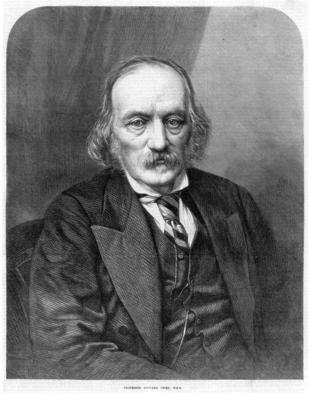 रिचर्ड ओवेन, अंग्रेजी एनाटोमिस्ट और जीवाश्म विज्ञानी, 1872 द्वारा अज्ञात