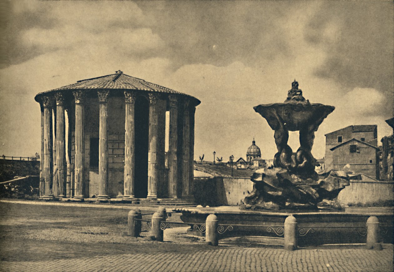 रोम - पियाज़ा बोक्का डेला वेरिटा, 1910। द्वारा अज्ञात