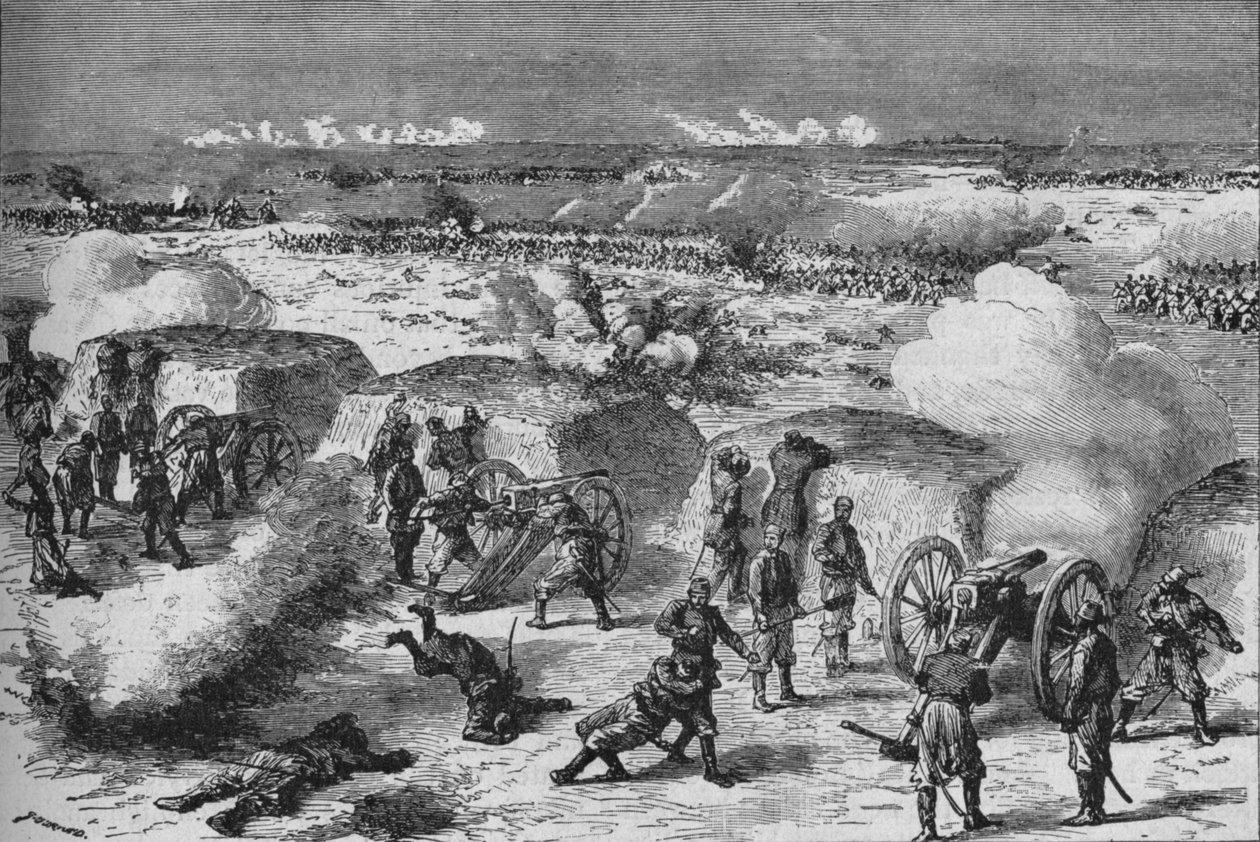 रूसी हमला एक तुर्की Redoubt पर, 1902 द्वारा अज्ञात