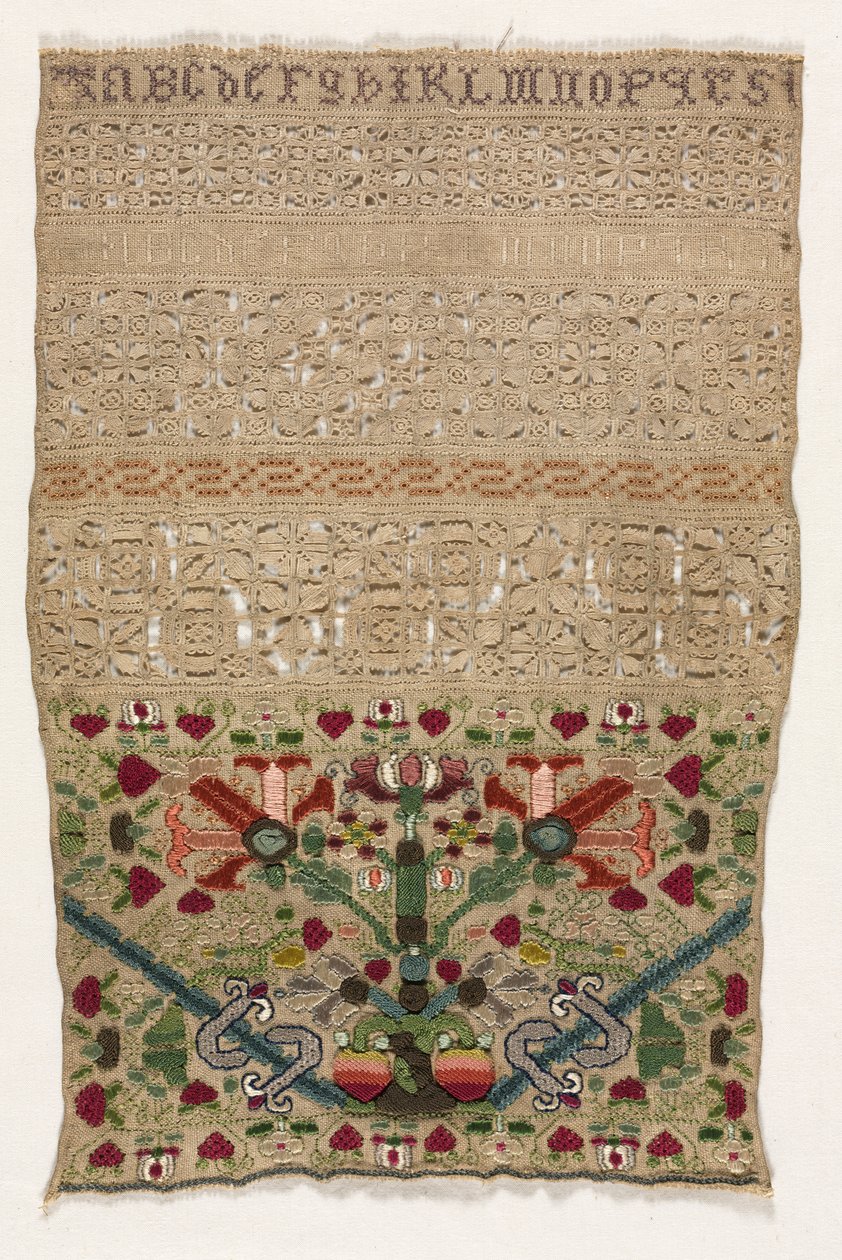 नमूना, 1600s। द्वारा अज्ञात