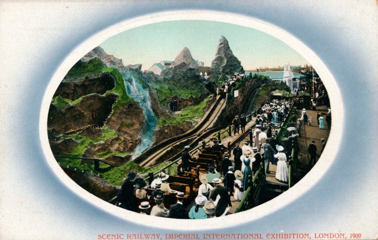 दर्शनीय रेलवे, इंपीरियल अंतर्राष्ट्रीय प्रदर्शनी, लंदन, 1909 द्वारा अज्ञात