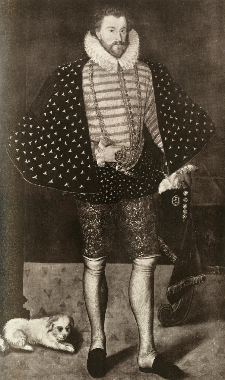 सर क्रिस्टोफर हैटन, 1909 द्वारा अज्ञात