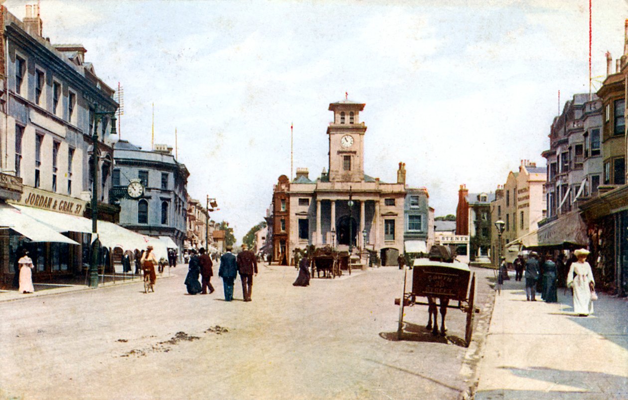साउथ स्ट्रीट, वर्थिंग, वेस्ट ससेक्स, c1900s-1920s द्वारा अज्ञात