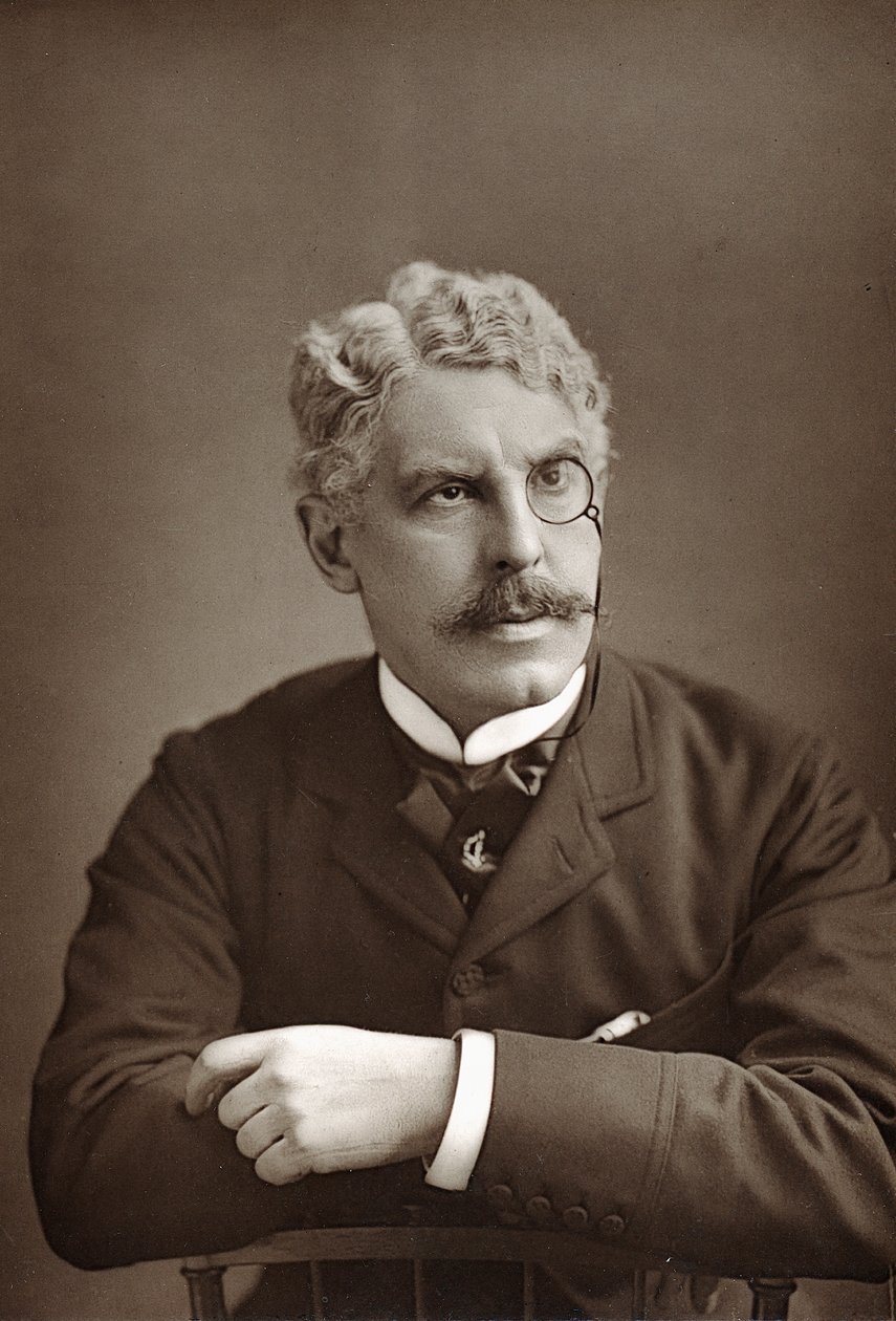 स्क्वेयर बैनक्रॉफ्ट 1841-1926, अंग्रेजी नाट्य अभिनेता-प्रबंधक, c1890 द्वारा अज्ञात