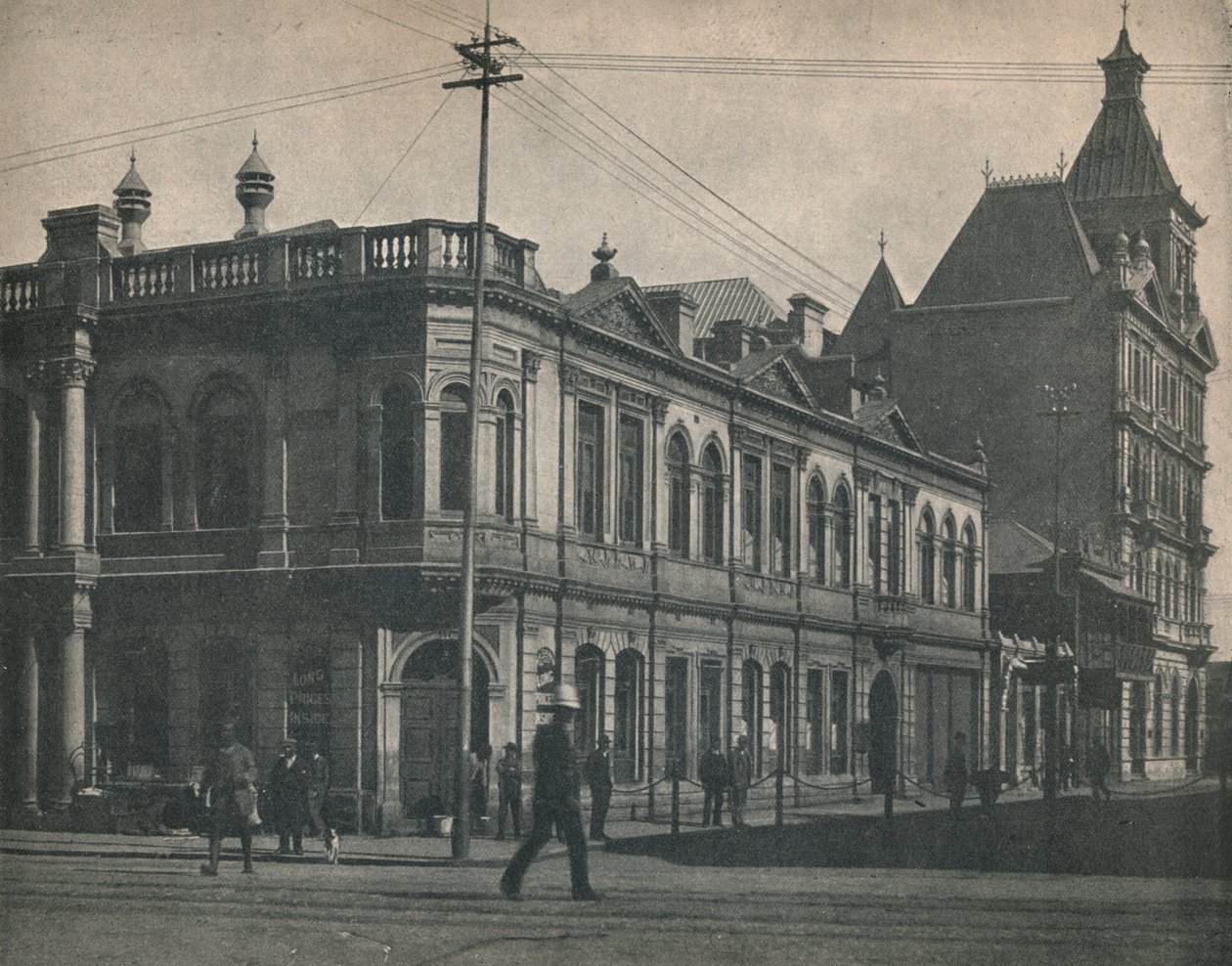 स्टॉक एक्सचेंज, जोहान्सबर्ग, c1900। द्वारा अज्ञात