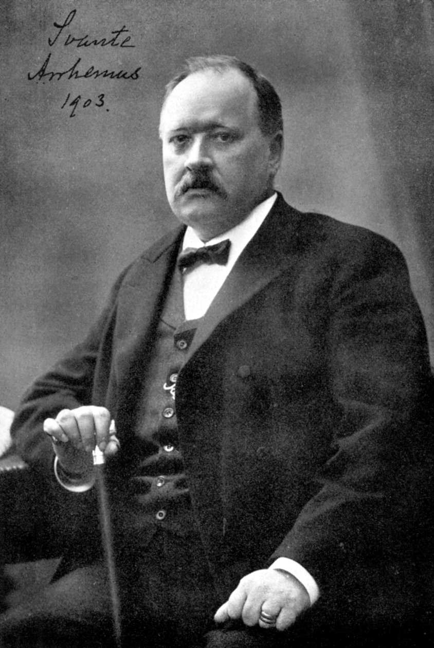 Svante Arrhenius 1859-1927, स्वीडिश भौतिक विज्ञानी और रसायनज्ञ, 1903 द्वारा अज्ञात
