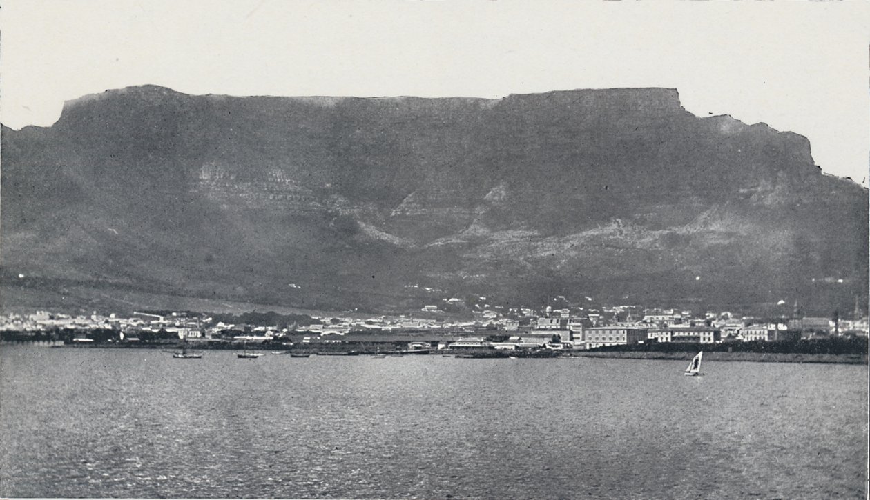 टेबल माउंटेन और केप टाउन, 1924 द्वारा अज्ञात