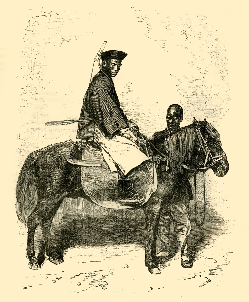 टार्टर हॉर्स सोल्जर, 1890। द्वारा अज्ञात