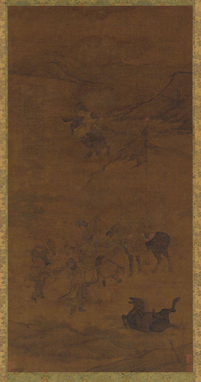टार्टर घुड़सवार, मिंग राजवंश, 1368-1644। द्वारा अज्ञात