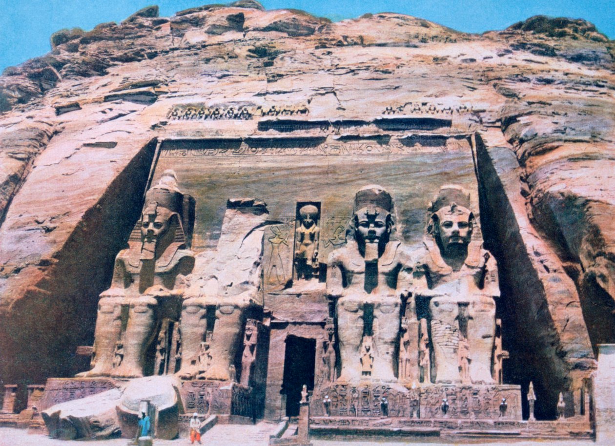 20 वीं सदी में मिस्र का मंदिर, अबू सिंबल द्वारा अज्ञात