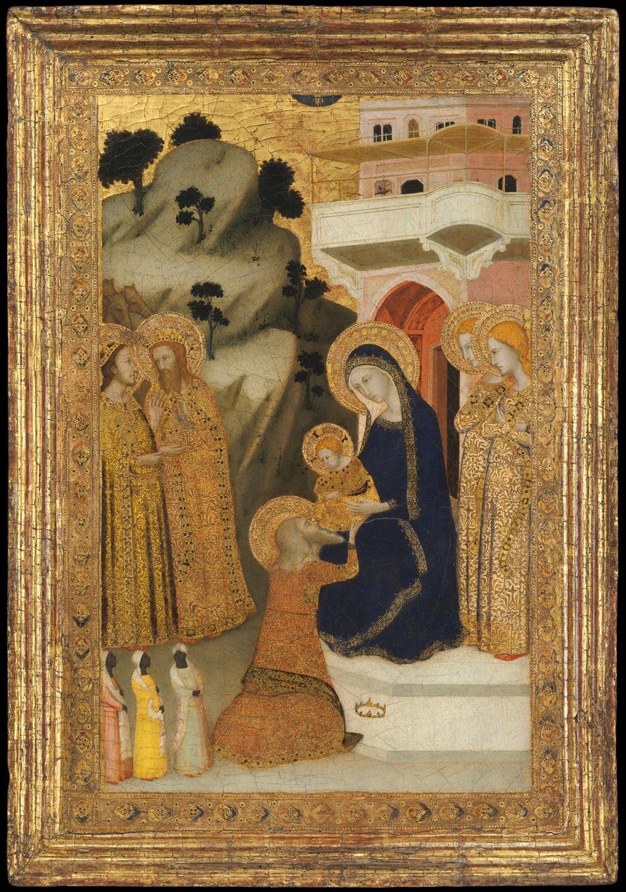 मागी के आराध्य, ca. 1340-1343। द्वारा अज्ञात