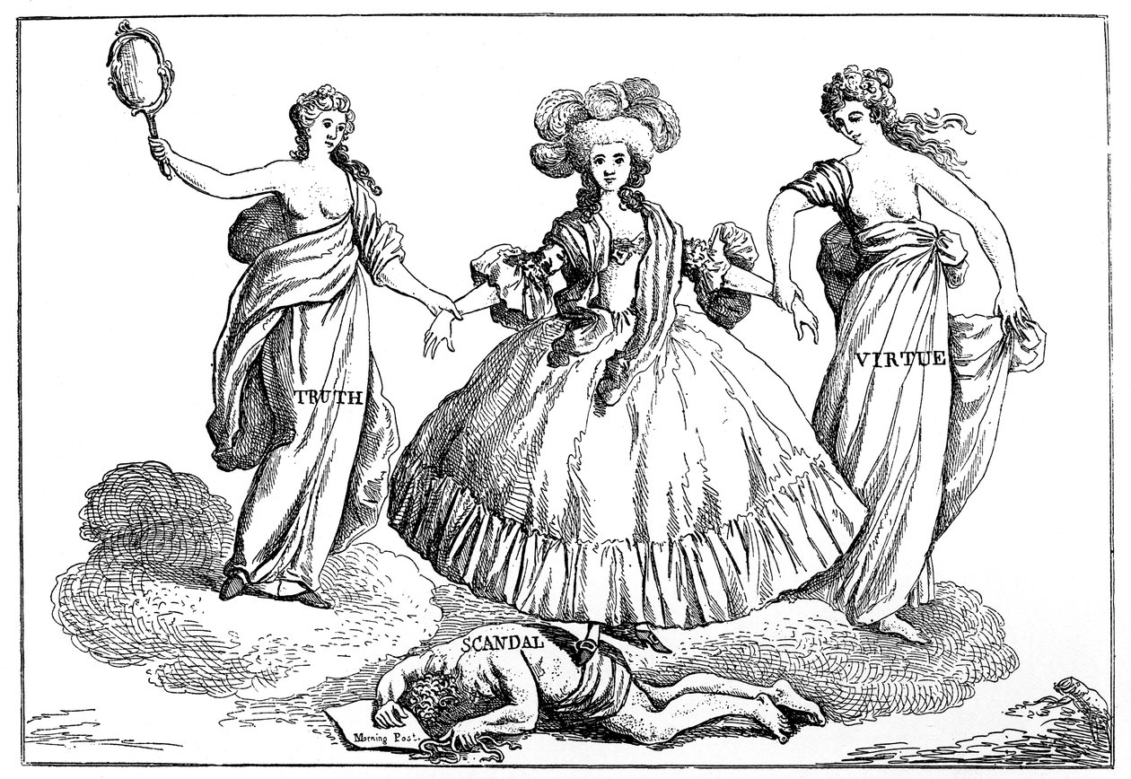 ड्यूशेस ऑफ द डचेस ऑफ डेवन्सशायर, 1784 द्वारा अज्ञात
