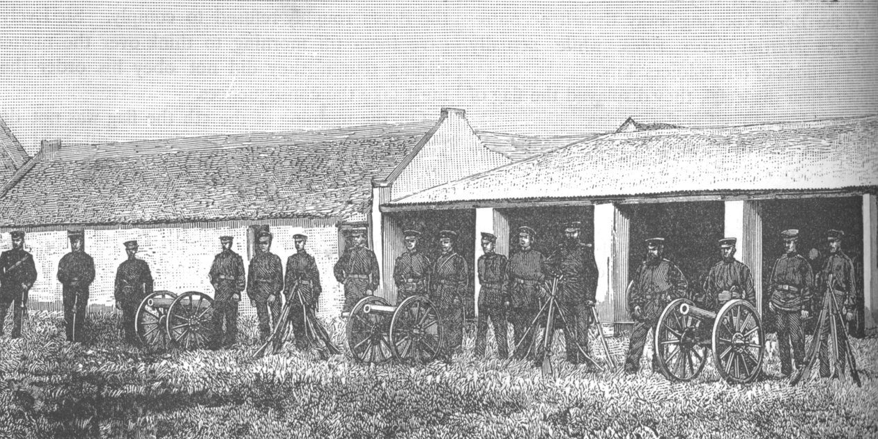 द आर्टिलरी ऑफ़ द साउथ अफ्रीकन रिपब्लिक, c1880s द्वारा अज्ञात