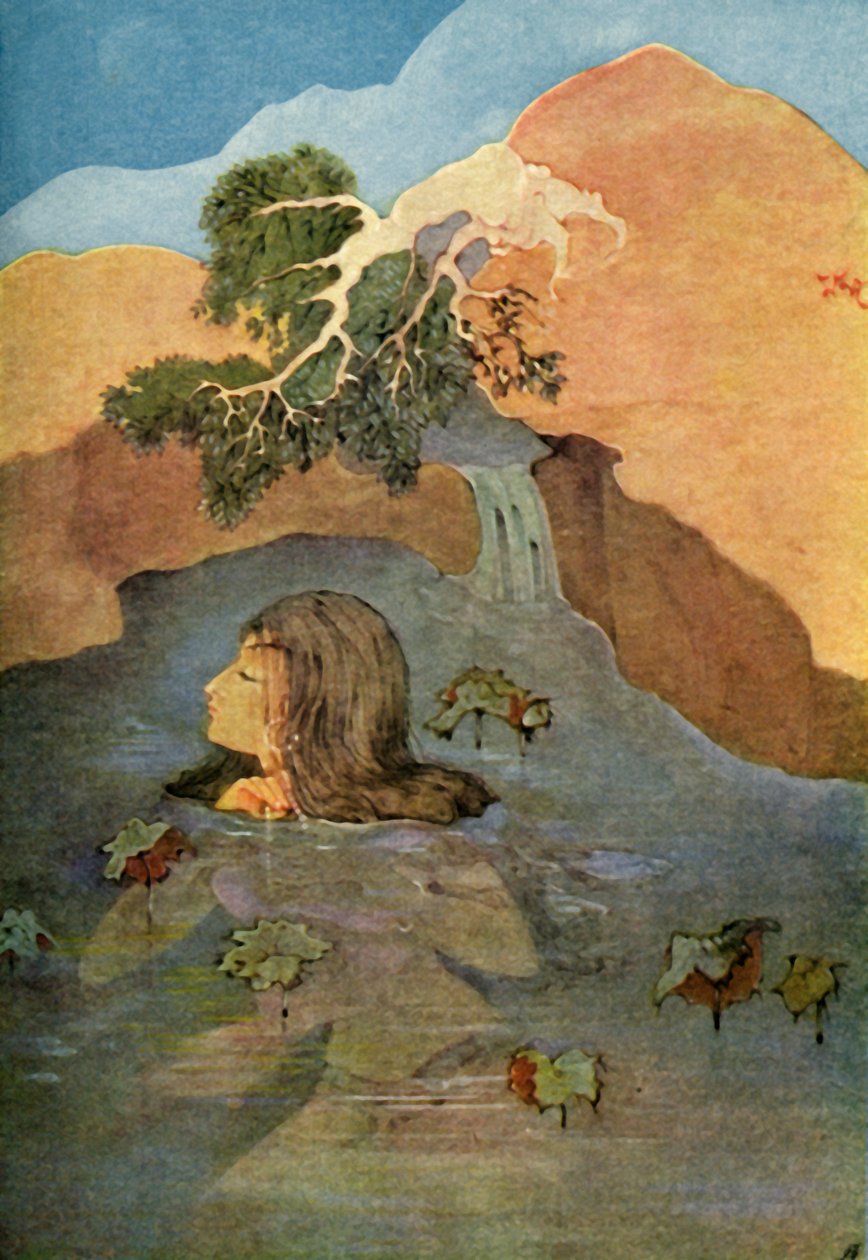 'उमा की तपस्या', 1920। द्वारा अज्ञात