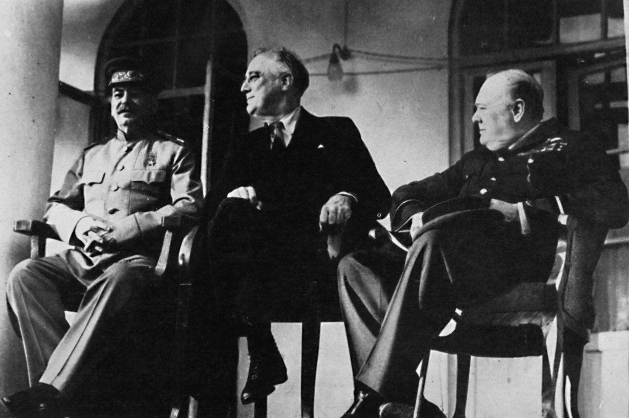बिग थ्री की मुलाकात तेहरान, 1943, 1945 में हुई द्वारा अज्ञात