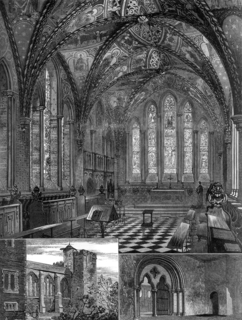 लंदन के लैम्बेथ पैलेस, 1887 का चैपल द्वारा अज्ञात