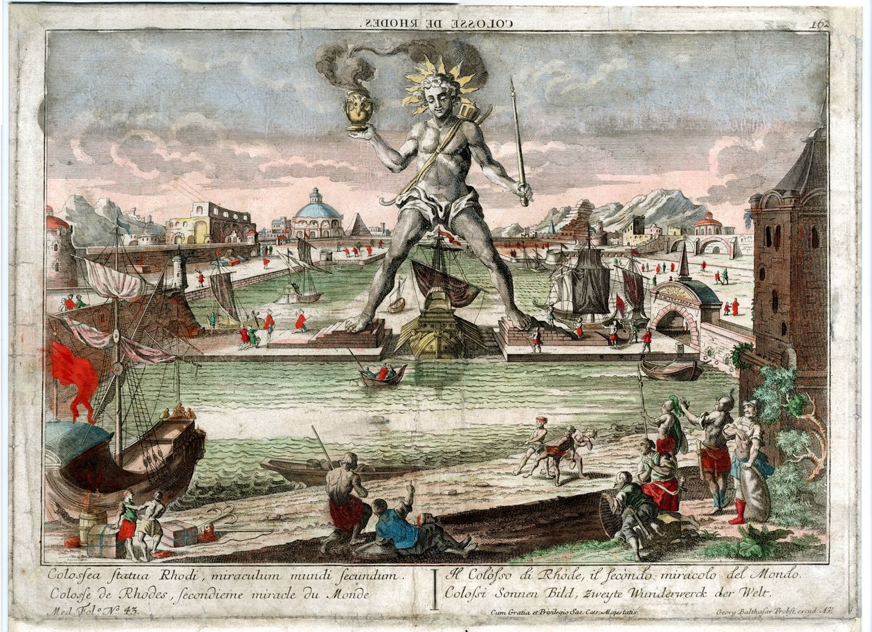 द रोडोसस ऑफ़ रोड्स, 1760 द्वारा अज्ञात