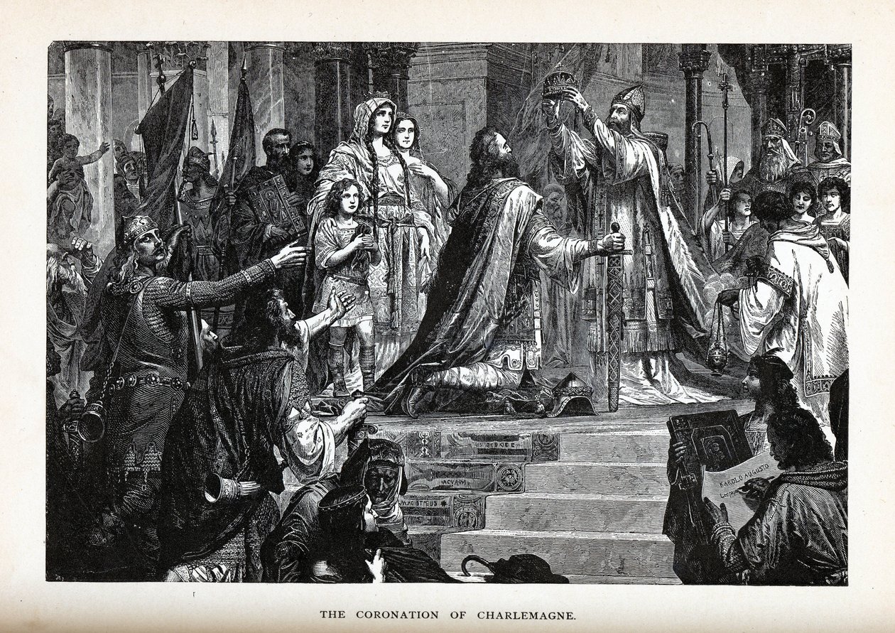 शारलेमेन का राज्याभिषेक, 1882 द्वारा अज्ञात
