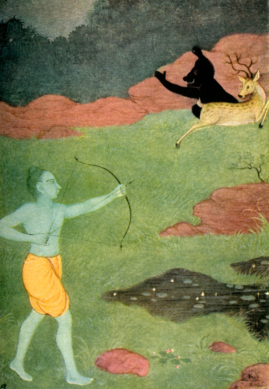 'द डेथ ऑफ मारीच', 1920। द्वारा अज्ञात