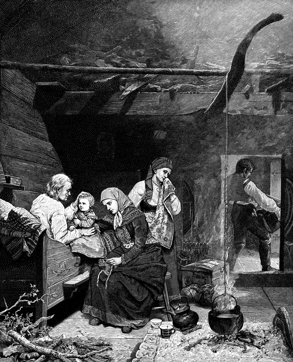 द ग्रैंडफादरर्स आशीर्वाद, 19 वीं शताब्दी 1882 के मध्य में द्वारा अज्ञात