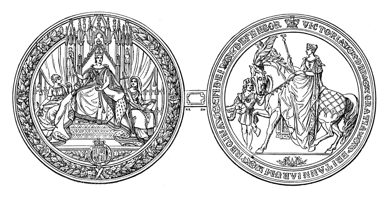 महारानी विक्टोरिया की महान मुहर, c1895 द्वारा अज्ञात