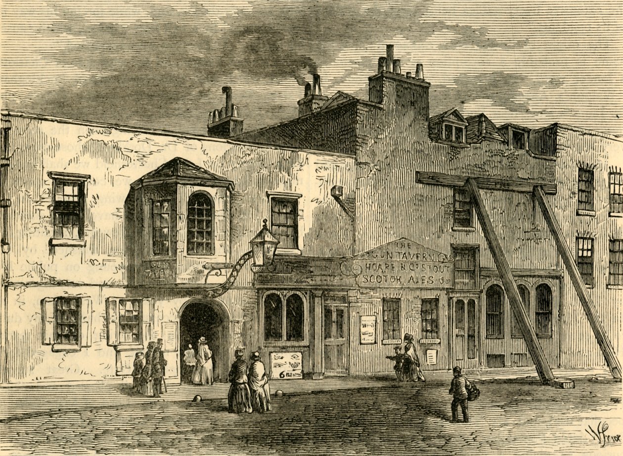 द गॉन टैवर्न, 1820, सी 1876। द्वारा अज्ञात