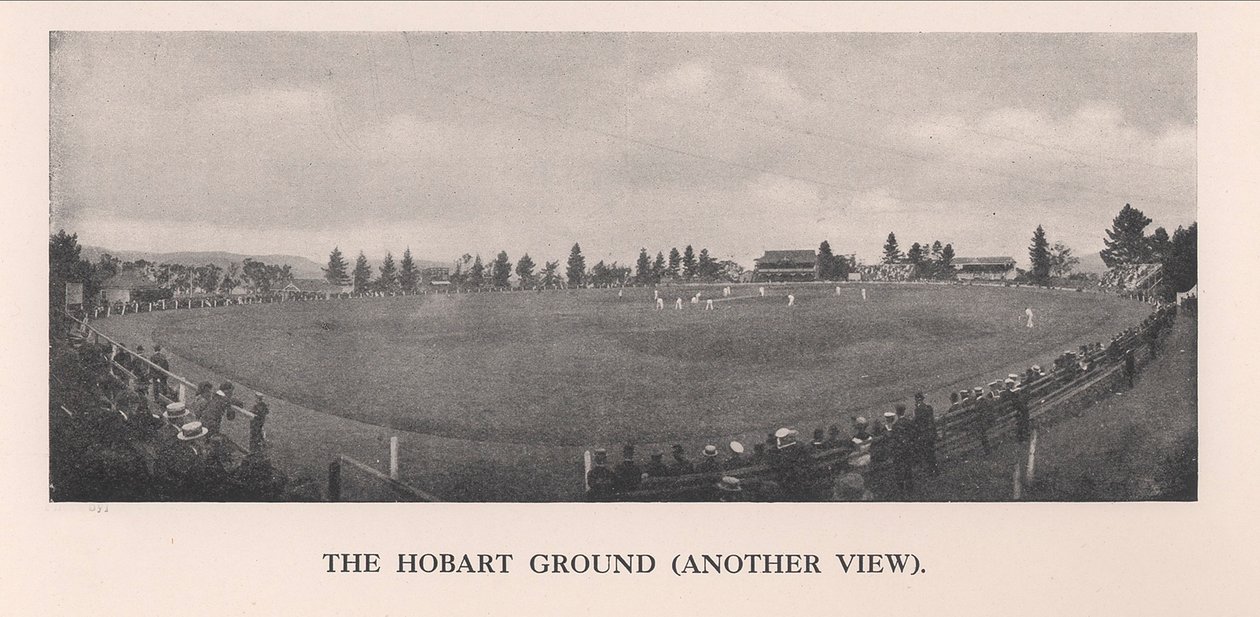 होबार्ट क्रिकेट ग्राउंड, तस्मानिया, ऑस्ट्रेलिया, 1912 द्वारा अज्ञात