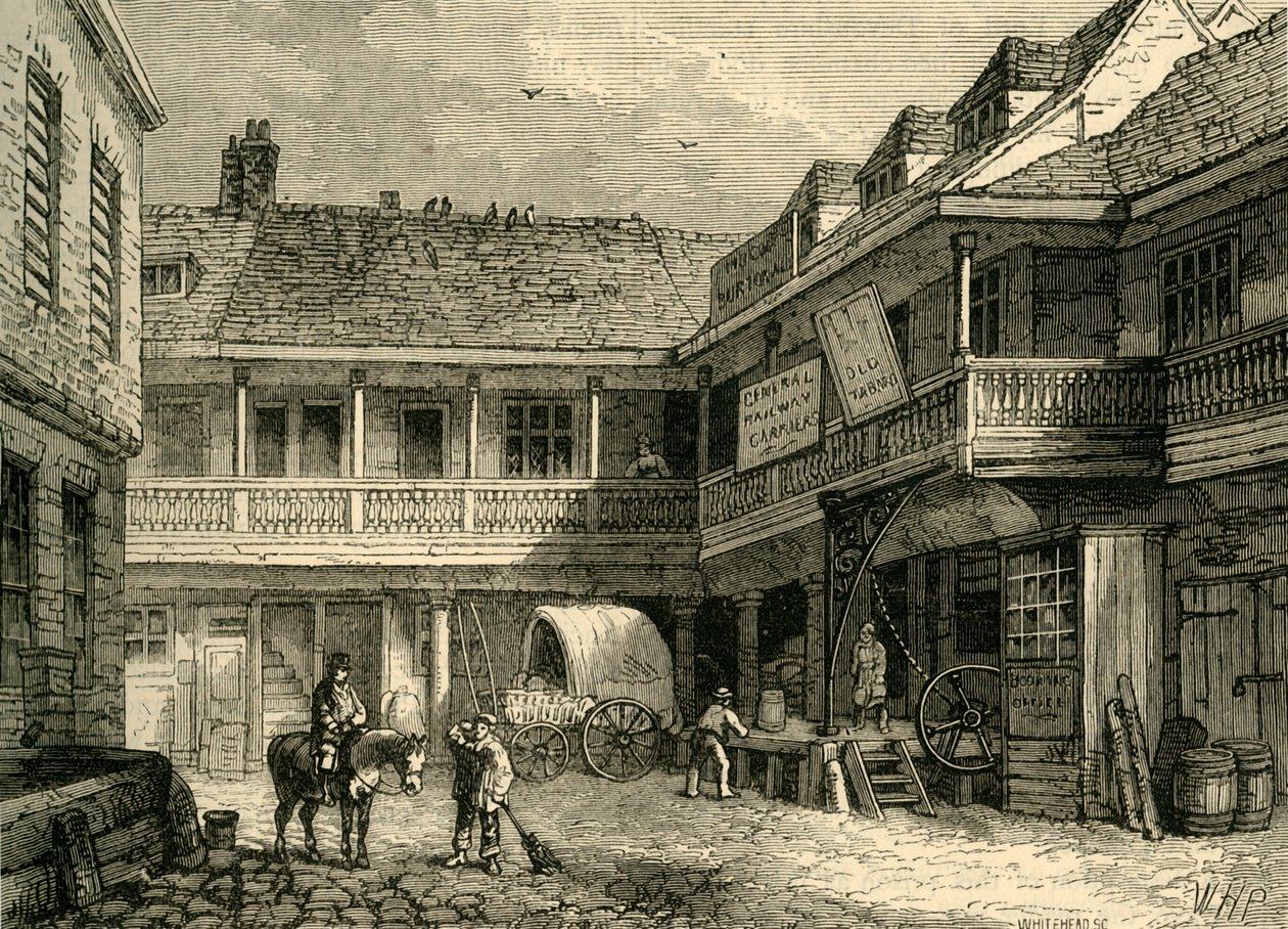 द ओल्ड टैबर्ड इन, c1878। द्वारा अज्ञात
