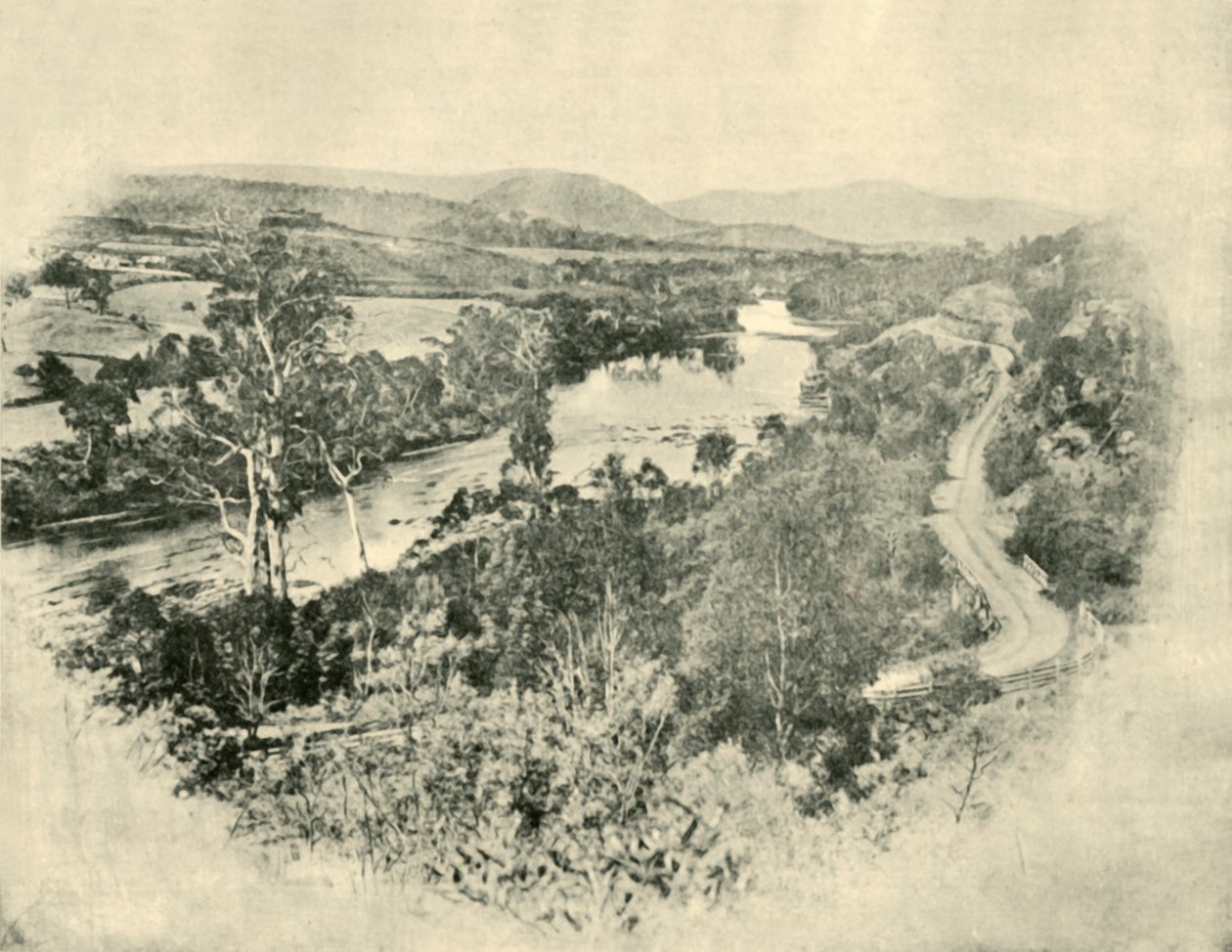सालमन पॉन्ड्स रोड, 1901। द्वारा अज्ञात
