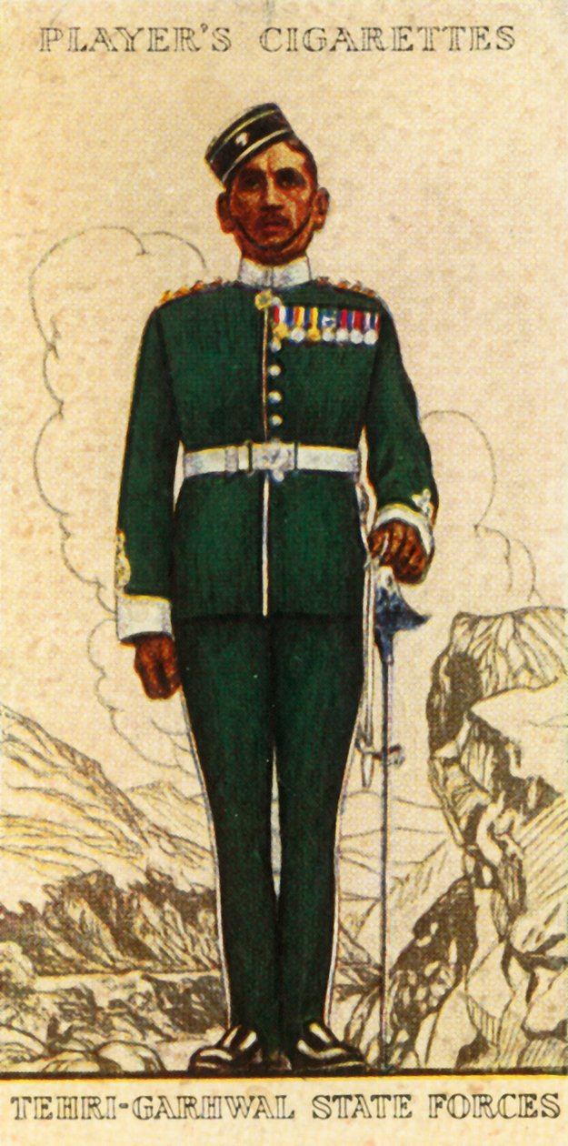 टिहरी-गढ़वाल राज्य बल, 1936। द्वारा अज्ञात