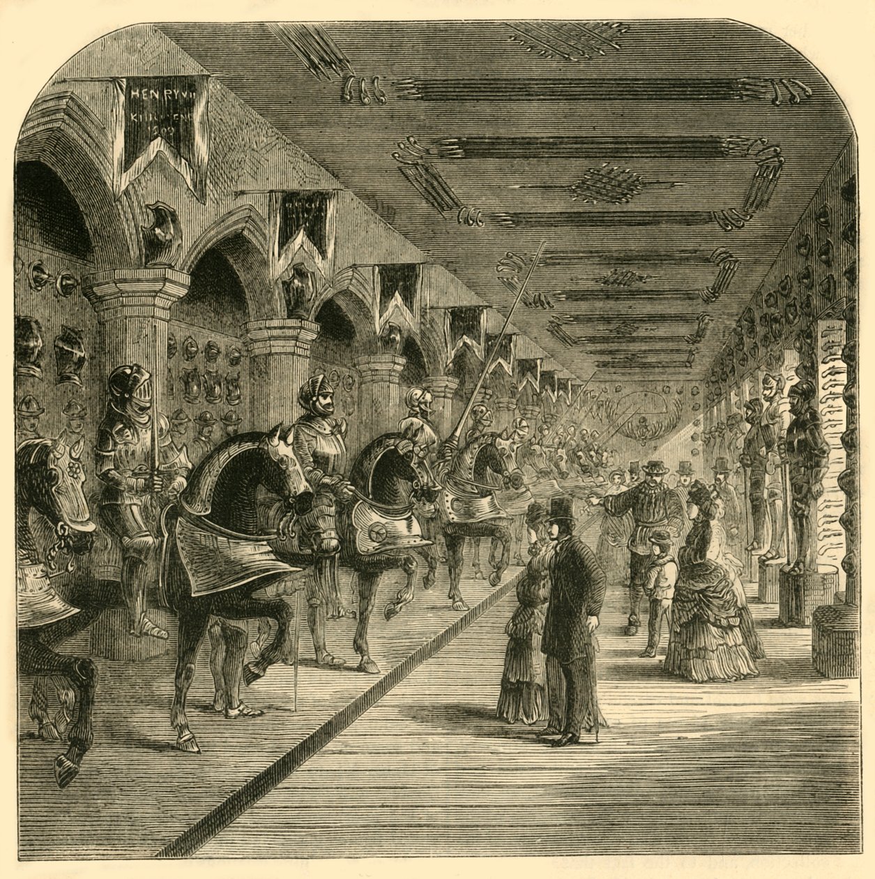 द टॉवर हॉर्स आर्मरी, सी 1872। द्वारा अज्ञात