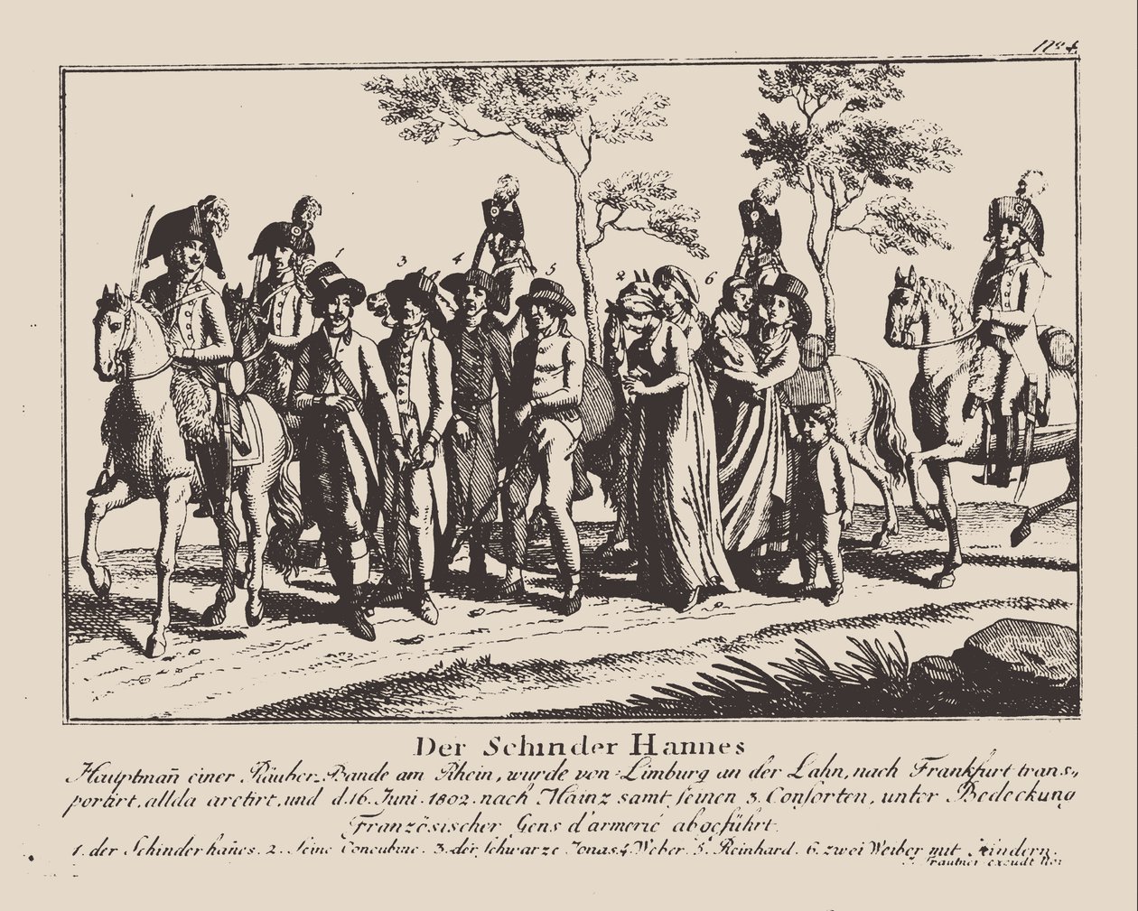 शिन्दरहंस की गिरफ्तारी, 1802। द्वारा अज्ञात