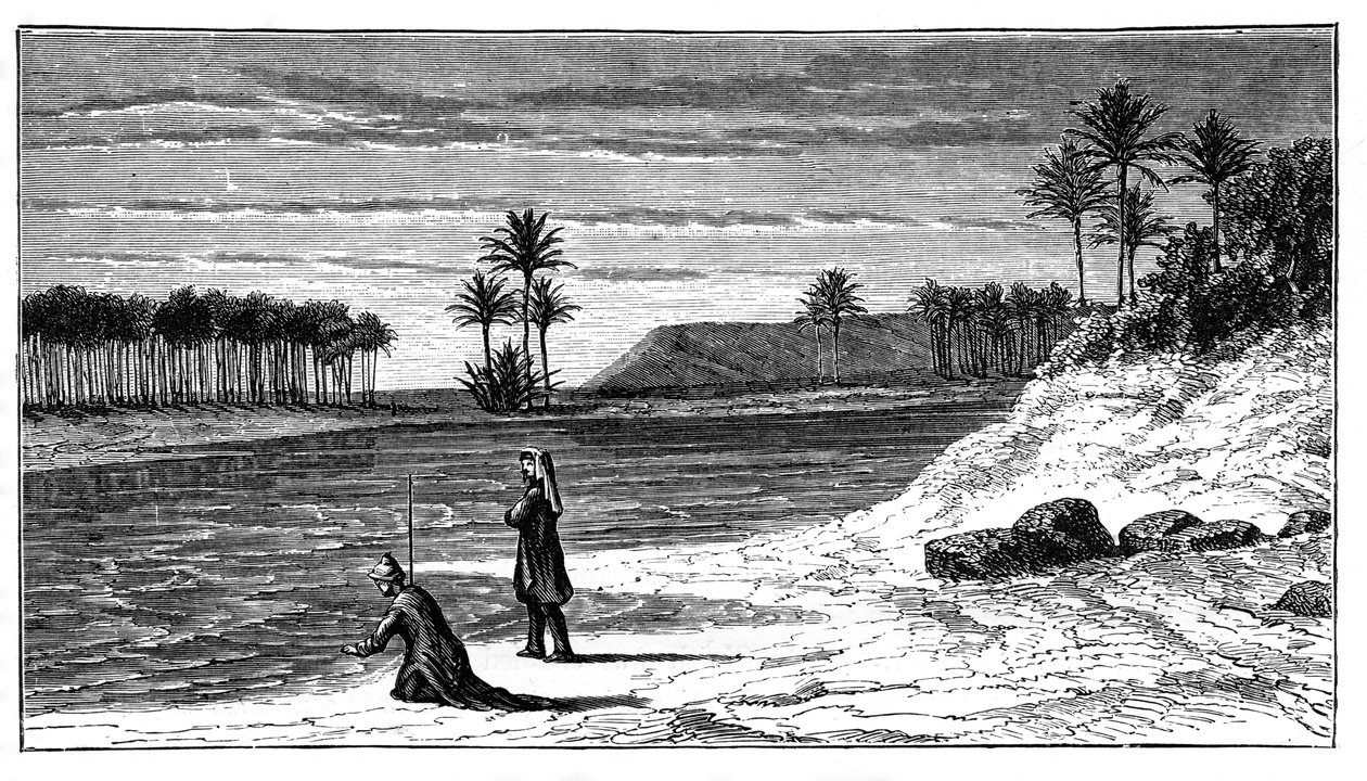 यूफ्रेट्स के किनारे, c1890 द्वारा अज्ञात