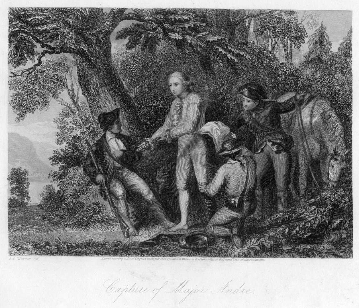 1856 में मेजर आंद्रे का कब्जा द्वारा अज्ञात