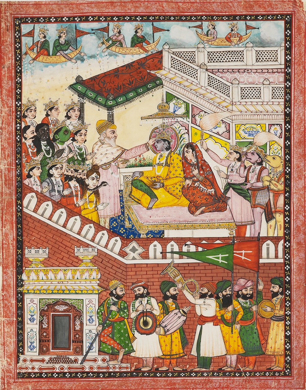 राम का राज्याभिषेक, 1861 ई द्वारा अज्ञात