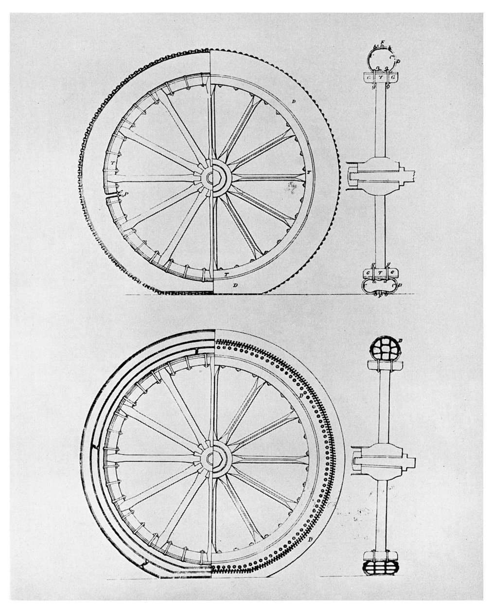 पहला वायवीय टायर, 1845 1956 द्वारा अज्ञात