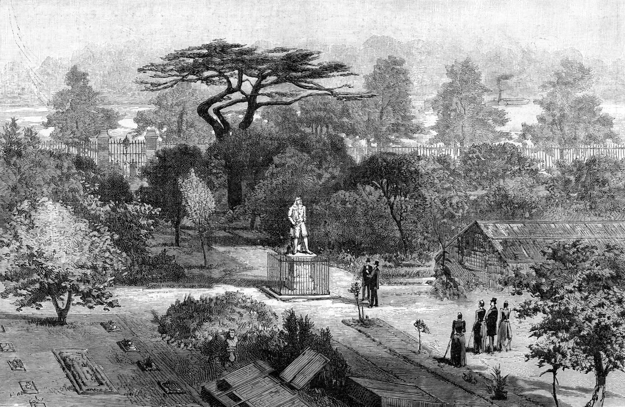 पुराने भौतिक उद्यान, चेल्सी, 1890 द्वारा अज्ञात