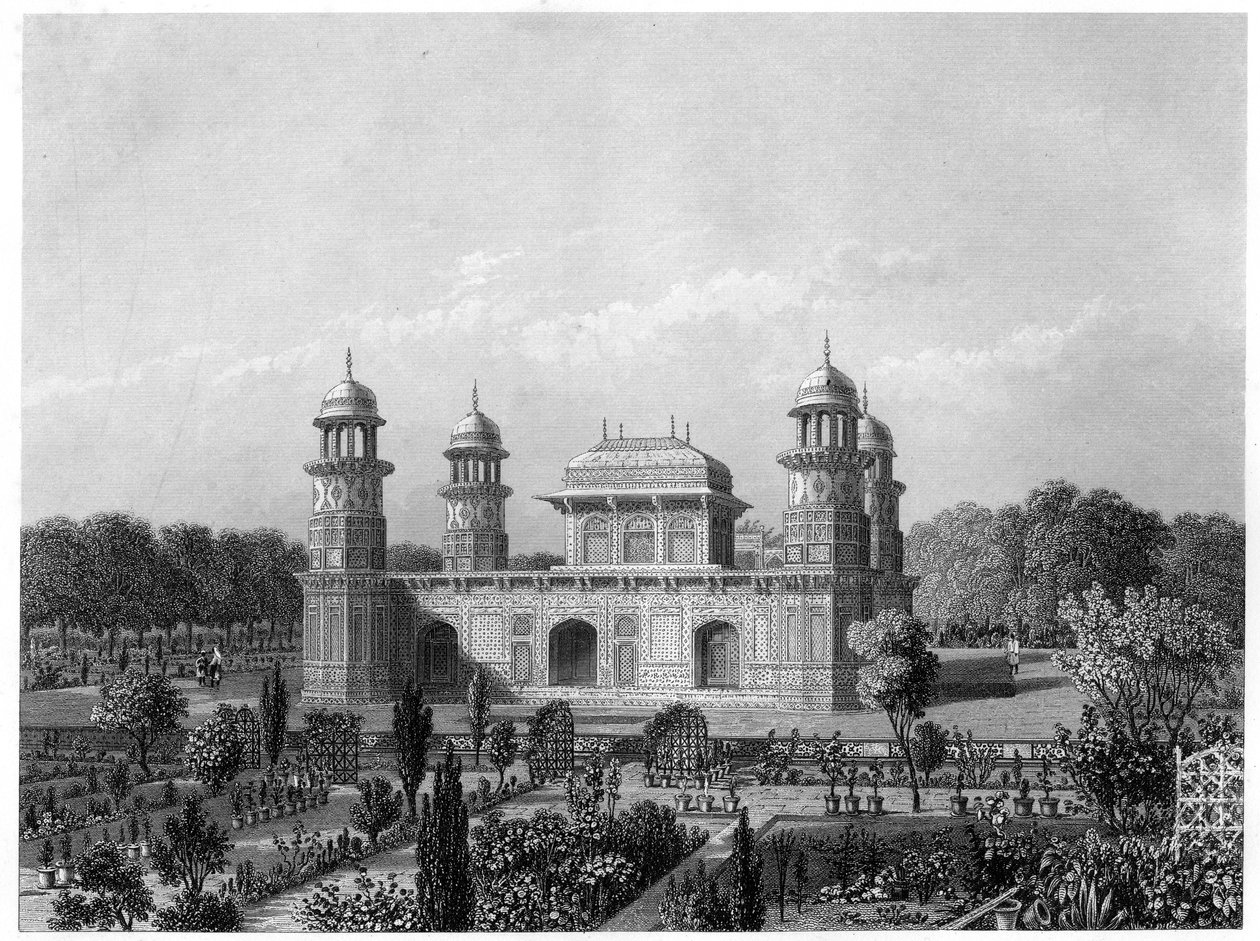 इत्माद-उद-दौला, आगरा, भारत का मकबरा, c1860 द्वारा अज्ञात