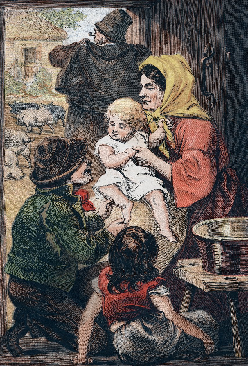 यह छोटा सुअर ..., शिशु मनोरंजन कविता, c1860 द्वारा अज्ञात