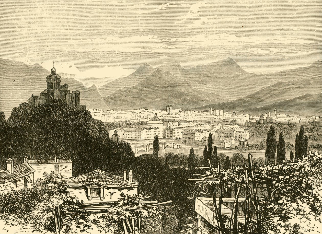 टुरिन, 1890। द्वारा अज्ञात