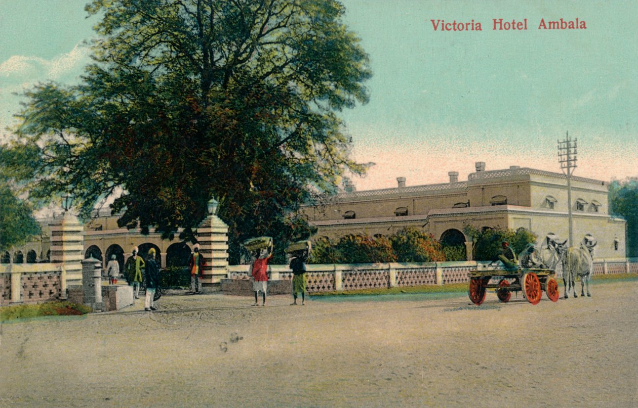 विक्टोरिया होटल अंबाला, c1900 द्वारा अज्ञात