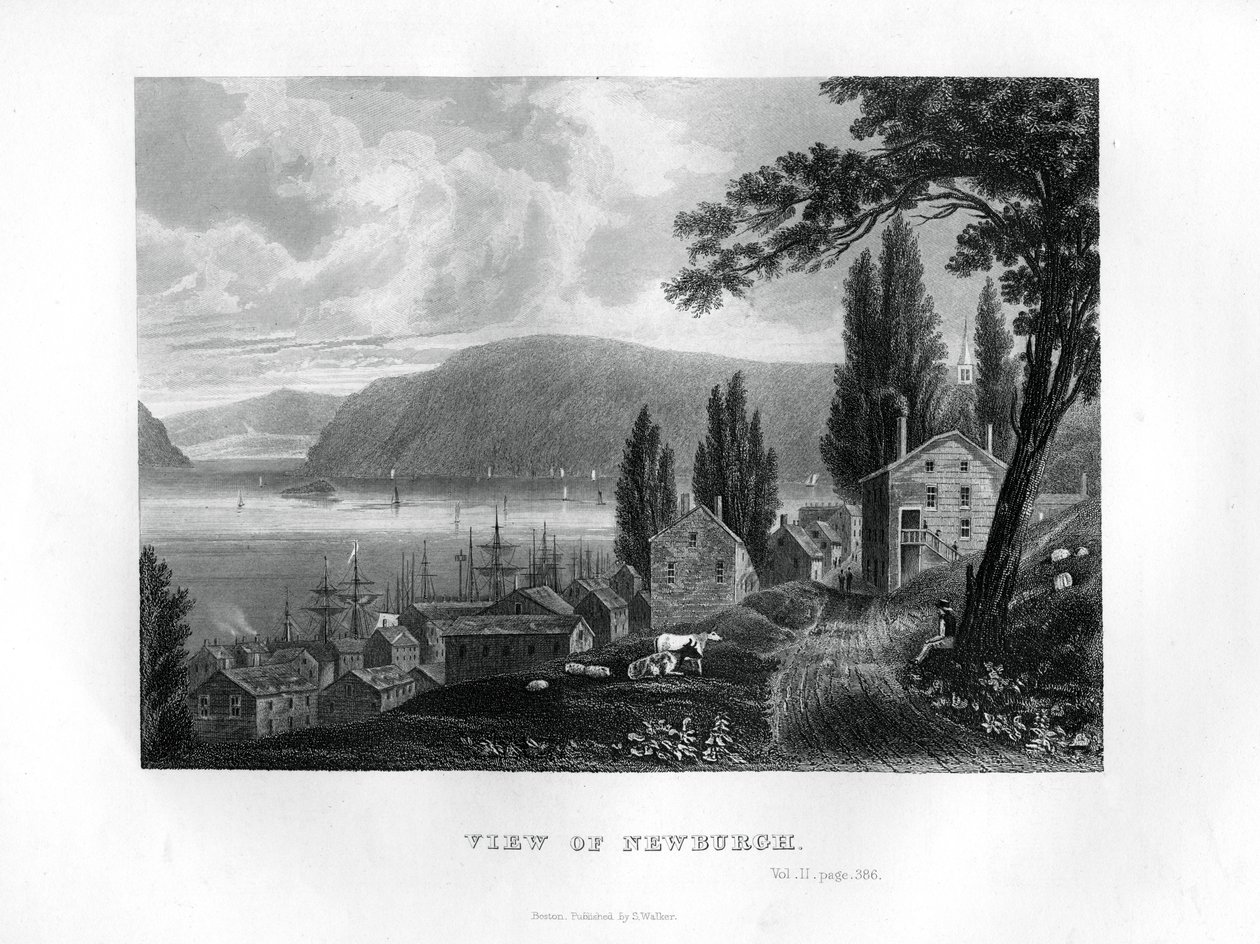 न्यूयॉर्क, न्यूयॉर्क राज्य का दृश्य, 1855 द्वारा अज्ञात
