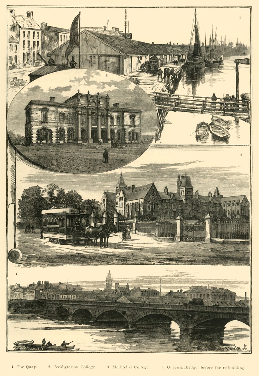 बेलफास्ट, 1898 में दृश्य। द्वारा अज्ञात