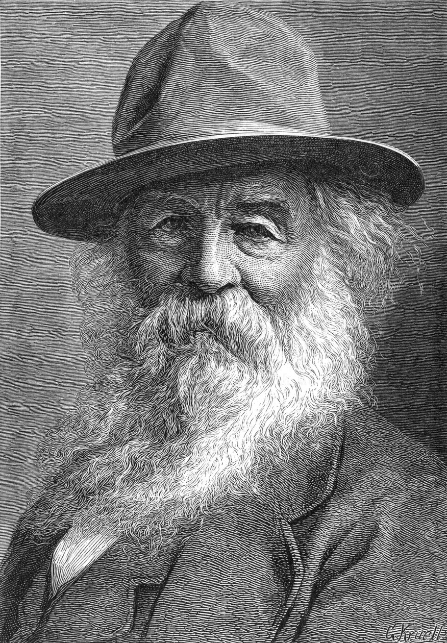 वॉल्ट व्हिटमैन 1819-1892, अमेरिकी कवि, c1880s द्वारा अज्ञात