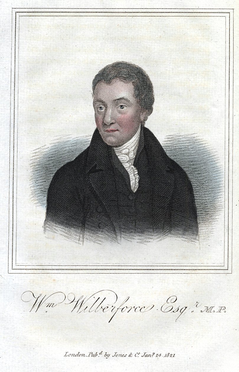 विलियम विल्बरफोर्स, अंग्रेजी विरोधी गुलामी प्रचारक, 1821 द्वारा अज्ञात