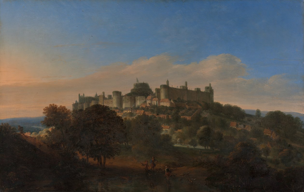 दक्षिण से विंडसर कैसल, 1681 के बाद। द्वारा अज्ञात